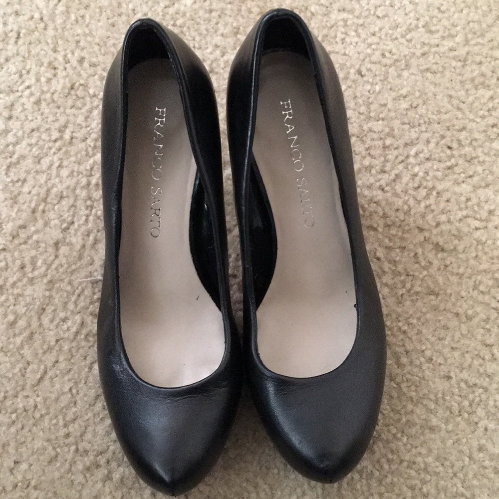 Franco sarto black heels